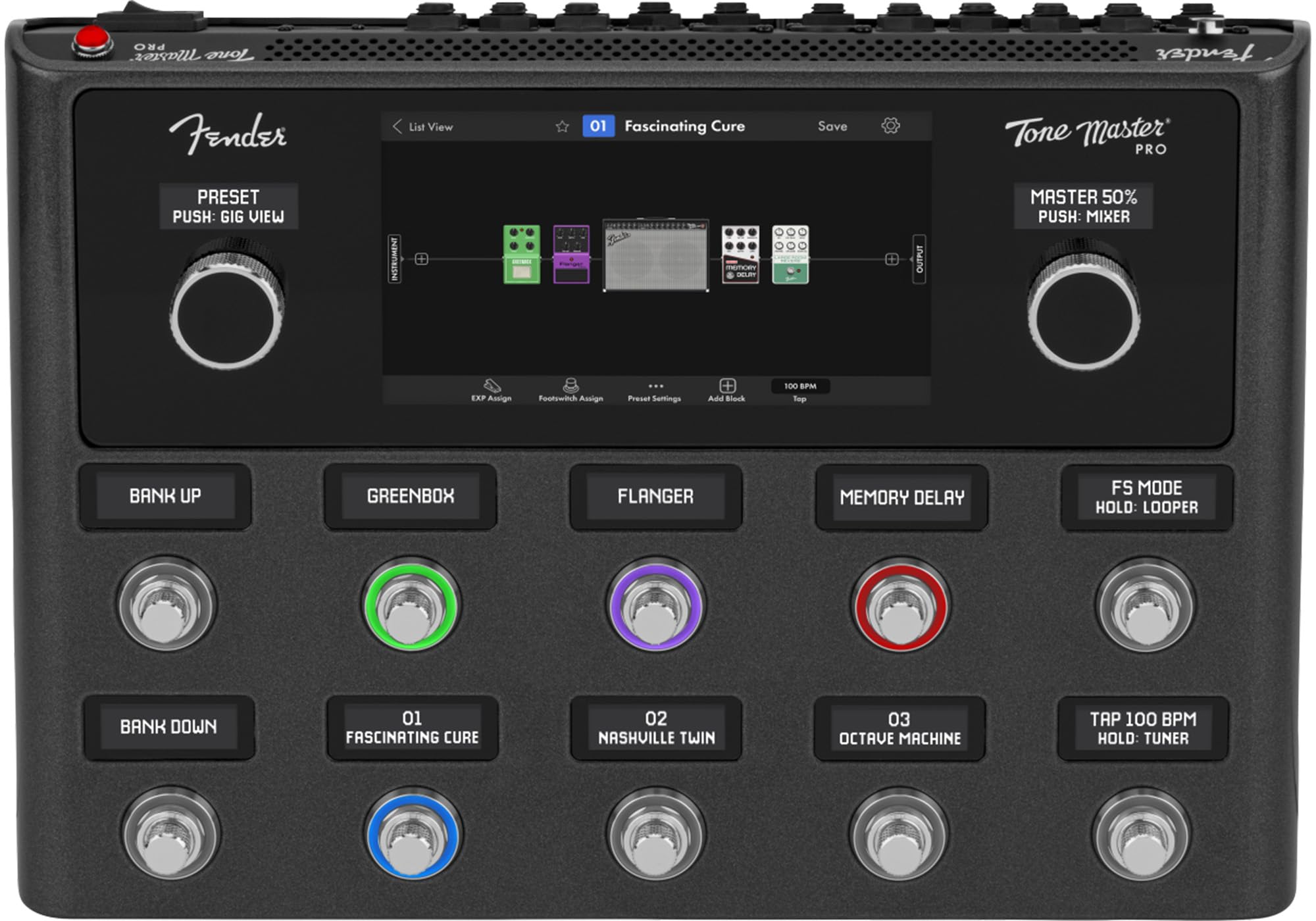 ギター Fender Tone Master Pro Amazon.com: Fender Tone Master Pro Multi-Effects Guitar